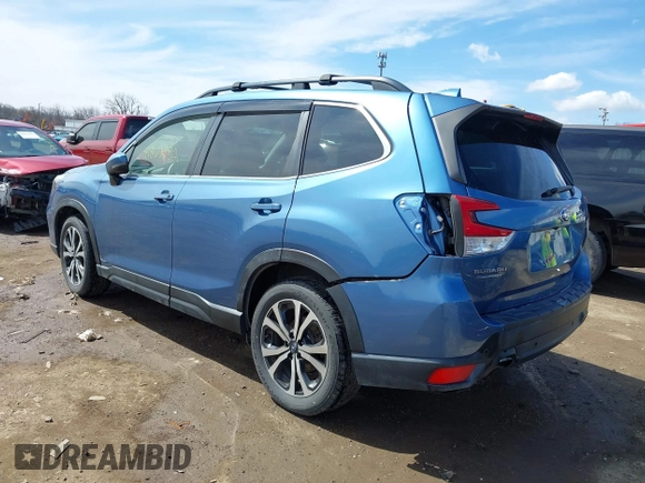 2020 Subaru Forester Limited with VIN JF2SKAUC1LH465214, listed as a IAAI auction lot 41869082 with 70,776 mi miles and . Bid and sale history available at DreamBid. Image 3.