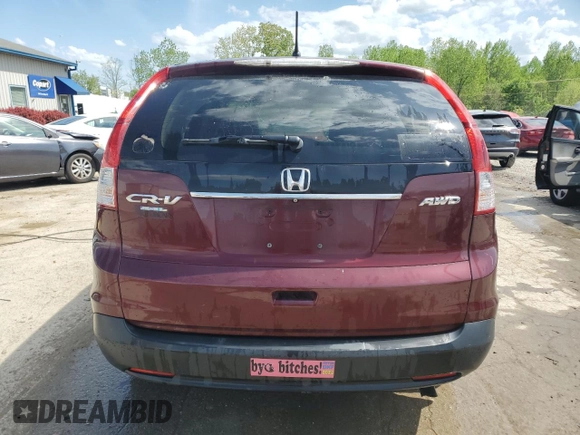 2013 Honda CR-V EX with VIN 5J6RM4H58DL076311, listed as a Copart auction lot 52359475 with 136,221 mi miles and Salvage Title. Bid and sale history available at DreamBid. Image 6.