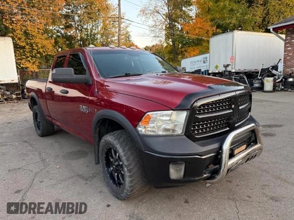 2015 Ram 1500 Tradesman with VIN 1C6RR7FM1FS580976, listed as a Copart auction lot 86202734 with 128,452 mi miles and Clean title. Bid and sale history available at DreamBid. Image 1.