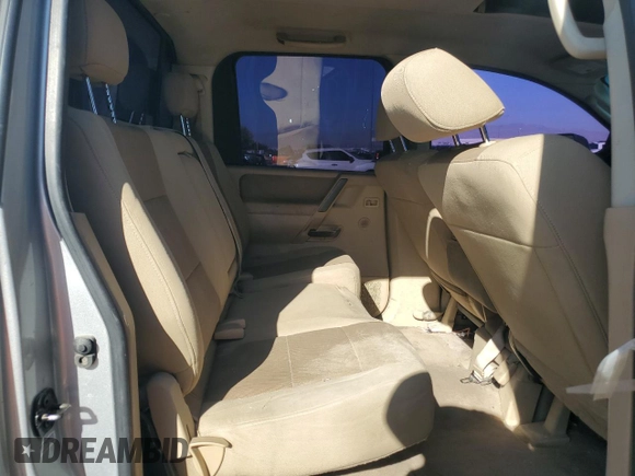 2008 Nissan Titan XE with VIN 1N6AA07D38N301724, listed as a Copart auction lot 58426715 with 211,005 mi miles and Salvage title. Bid and sale history available at DreamBid. Image 10.