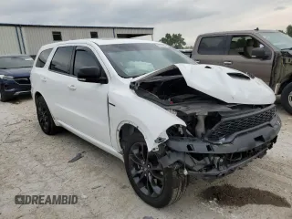 2021 Dodge Durango R/T with VIN 1C4SDJCT9MC762787, listed as a Copart auction lot 60757995 with 41,533 mi miles and Salvage title. Bid and sale history available at DreamBid. Image 4.