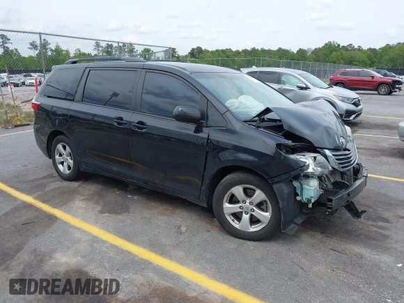2016 Toyota Sienna LE AAS with VIN 5TDKK3DC5GS709314, listed as a IAAI auction lot 42094663 with 123,523 mi miles and . Bid and sale history available at DreamBid. Image 1.