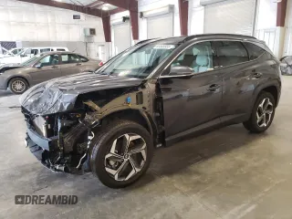 2024 Hyundai Tucson Limited с VIN 5NMJECDE4RH357417, выставлен на аукционе Copart как лот 60868655 с пробегом 24 759 миль миль и Списание • Salvage title. История ставок и продаж доступна на DreamBid. Изображение 1.