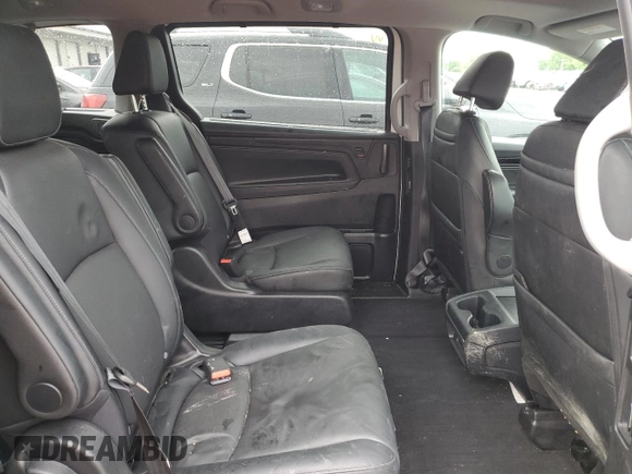 2023 Honda Odyssey Touring with VIN 5FNRL6H86PB049842, listed as a Copart auction lot 55992424 with 27,423 mi miles and Non Repairable. Bid and sale history available at DreamBid. Image 11.