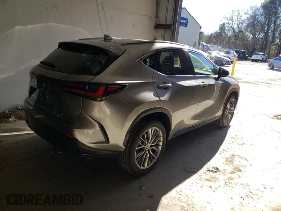 2022 Lexus NX with VIN 2T2GGCEZ5NC007666, listed as a Copart auction lot 69410192 with 1,363 mi miles. Bid and sale history available at carsss.com. Image 3.