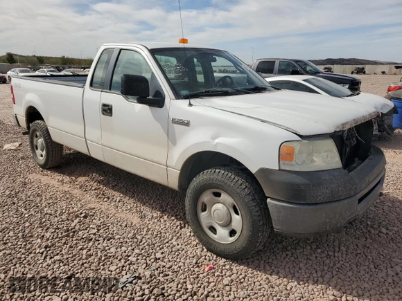 2007 Ford F-150 XL with VIN 1FTRF14W87KC40826, listed as a Copart auction lot 44606865 with 143,457 mi miles and Salvage title. Bid and sale history available at DreamBid. Image 4.