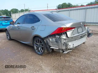 2017 Lexus IS with VIN JTHCM1D27H5022206, listed as a IAAI auction lot 42119275 with 136,736 mi miles. Bid and sale history available at carsss.com. Image 3.