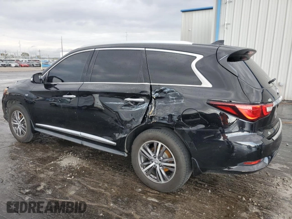 2017 Infiniti QX60 with VIN 5N1DL0MM8HC541499, listed as a Copart auction lot 79133544 with 112,333 mi miles and Salvage Title. Bid and sale history available at carsss.com. Image 2.