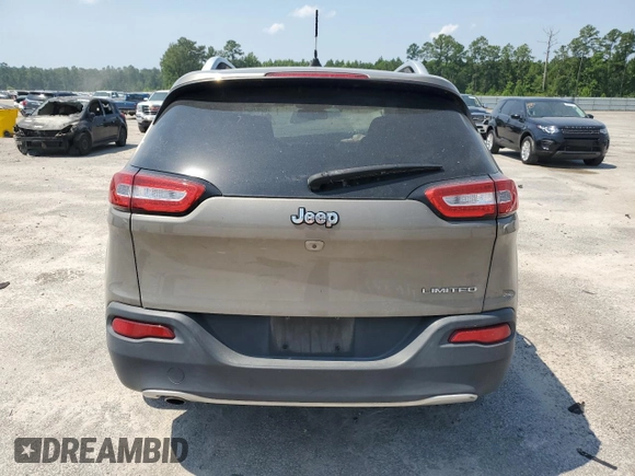 2017 Jeep Cherokee Limited with VIN 1C4PJLDB3HW549242, listed as a Copart auction lot 62075255 with 129,880 mi miles and Salvage title. Bid and sale history available at DreamBid. Image 6.