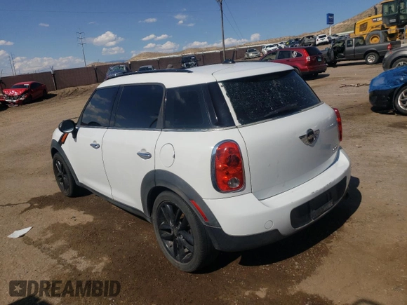 2011 MINI Countryman with VIN WMWZB3C53BWM01551, listed as a Copart auction lot 57284505 with 132,409 mi miles and Clean title. Bid and sale history available at DreamBid. Image 2.