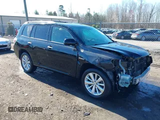 2009 Toyota Highlander Hybrid Limited with VIN JTEEW44A692032012, listed as a IAAI auction lot 41758345 with 262,934 mi miles. Bid and sale history available at carsss.com. Image 1.