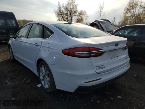2019 Ford Fusion Hybrid SE with VIN 3FA6P0LU9KR195657, listed as a Copart auction lot 65602392 with 47,160 mi miles. Bid and sale history available at carsss.com. Image 3.