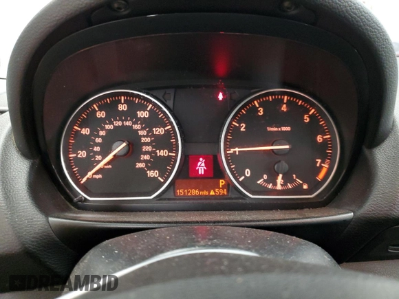 2013 BMW 1 Series 128i with VIN WBAUP7C55DVP24897, listed as a Copart auction lot 85281374 with 151,286 mi miles and Salvage Title. Bid and sale history available at carsss.com. Image 9.