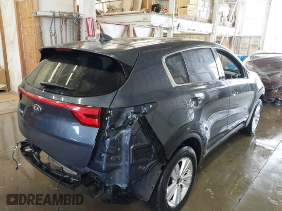 2019 Kia Sportage LX with VIN KNDPM3AC6K7591295, listed as a IAAI auction lot 41870202 with 54,246 mi miles. Bid and sale history available at carsss.com. Image 4.