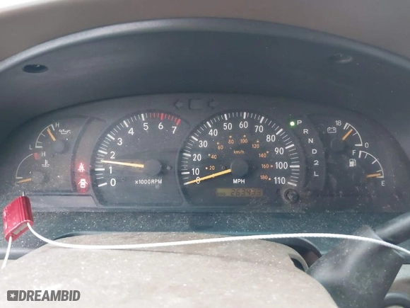 2001 Toyota Tundra Ltd with VIN 5TBBT48151S220102, listed as a IAAI auction lot 41628923 with 263,433 mi miles. Bid and sale history available at carsss.com. Image 7.