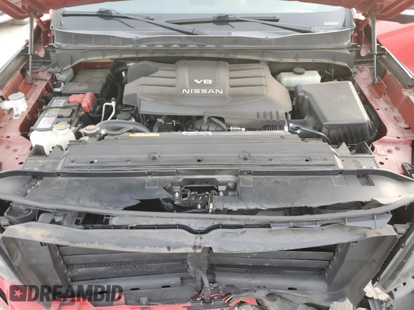 2020 Nissan Titan SL with VIN 1N6AA1ED6LN506892, listed as a Copart auction lot 88091765 with 41,910 mi miles and Salvage title. Bid and sale history available at DreamBid. Image 11.