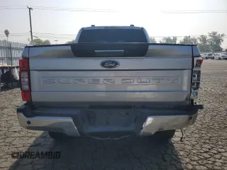 2022 Ford F-250 XL with VIN 1FT8W2BT0NEE39357, listed as a Copart auction lot 62615585 with 54,794 mi miles and Salvage title. Bid and sale history available at DreamBid. Image 6.