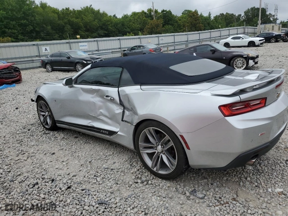 2018 Chevrolet Camaro 2LT with VIN 1G1FD3DX8J0100011, listed as a Copart auction lot 57091813 with 80,917 mi miles. Bid and sale history available at carsss.com. Image 2.