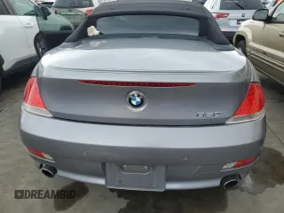 2006 BMW 6 Series 650Ci with VIN WBAEK13416CN80058, listed as a Copart auction lot 74854864 with 0 mi miles and Salvage Title. Bid and sale history available at carsss.com. Image 6.