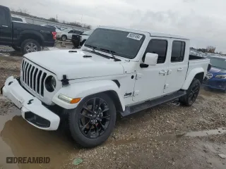 2023 Jeep Gladiator Overland with VIN 1C6HJTFG0PL564950, listed as a Copart auction lot 80207494 with 28,058 mi miles and Salvage Title. Bid and sale history available at carsss.com. Image 1.