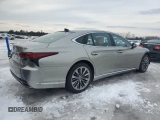 2023 Lexus LS with VIN JTHD51GF4P5011341, listed as a Copart auction lot 87352854 with 16,851 mi miles and Salvage Title. Bid and sale history available at carsss.com. Image 3.