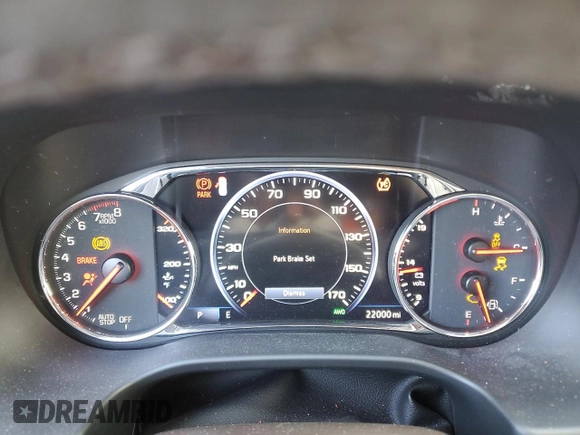 2023 GMC Acadia SLT with VIN 1GKKNULS8PZ226361, listed as a Copart auction lot 42429345 with 22,000 mi miles and Salvage Title. Bid and sale history available at DreamBid. Image 9.