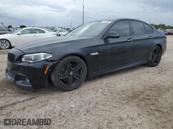 2016 BMW 5 Series 550i with VIN WBAKN9C50GD962143, listed as a Copart auction lot 59698315 with 108,016 mi miles and Clean title. Bid and sale history available at DreamBid. Image 1.