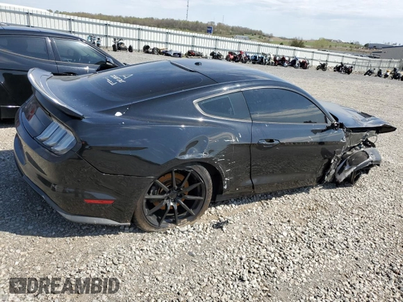 2019 Ford Mustang GT with VIN 1FA6P8CF7K5194106, listed as a Copart auction lot 52492345 with 40,719 mi miles and Salvage title. Bid and sale history available at DreamBid. Image 3.