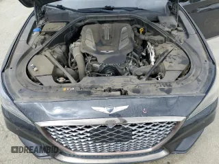 2018 Genesis G80 Sport with VIN KMHGN4JB2JU262468, listed as a Copart auction lot 50961045 with 100,118 mi miles and Salvage title. Bid and sale history available at DreamBid. Image 11.