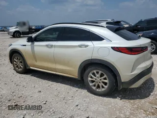 2023 Infiniti QX55 Sensory z VIN 3PCAJ5LR6PF100981, wystawiony jako Copart lot #55351245 z przebiegiem 33 303 mil mil oraz Szkody całkowita. Historia ofert i sprzedaży dostępna na DreamBid. Obrazek 2.