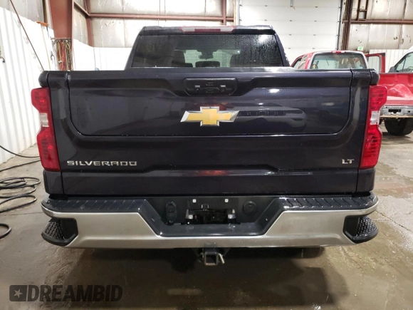 2023 Chevrolet Silverado 1500 LT with VIN 3GCUDDED9PG318102, listed as a Copart auction lot 47594895 with 13,634 mi miles and Salvage Title. Bid and sale history available at carsss.com. Image 6.