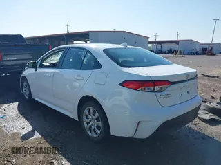 2023 Toyota Corolla LE with VIN 5YFB4MDE8PP069156, listed as a IAAI auction lot 42041707 with 49,568 mi miles. Bid and sale history available at carsss.com. Image 3.