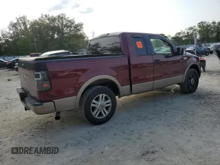 2005 Ford F-150 XLT with VIN 1FTRX125X5KB30400, listed as a Copart auction lot 49812425 with 196,238 mi miles and Salvage Title. Bid and sale history available at carsss.com. Image 3.