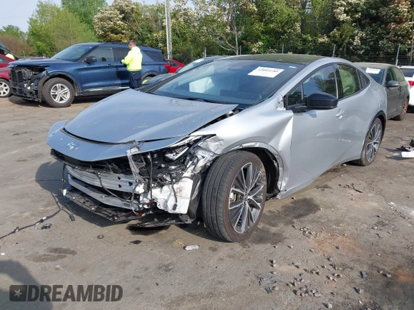 2024 Toyota Prius LE with VIN JTDACAAU2R3020491, listed as a IAAI auction lot 42004580 with 22,812 mi miles and . Bid and sale history available at DreamBid. Image 17.