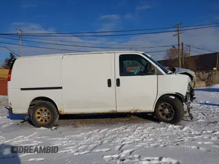 2009 Chevrolet Express Cargo with VIN 1GCFG15X691128588, listed as a IAAI auction lot 41078318 with 204,521 mi miles and . Bid and sale history available at DreamBid. Image 13.