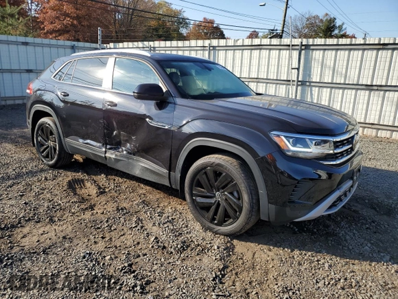 2023 Volkswagen Atlas SE with VIN 1V2KE2CA2PC206051, listed as a Copart auction lot 77347584 with 19,297 mi miles and Salvage title. Bid and sale history available at DreamBid. Image 4.