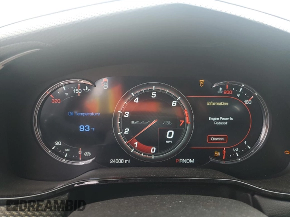 2016 Cadillac CTS-V z VIN 1G6A15S62G0100744, wystawiony jako Copart lot #66129504 z przebiegiem 24 608 mil mil oraz Tytuł czysty. Historia ofert i sprzedaży dostępna na DreamBid. Obrazek 9.