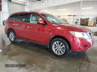 2013 Nissan Pathfinder SL with VIN 5N1AR2MM1DC679134, listed as a Copart auction lot 57031655 with 124,355 mi miles and Salvage title. Bid and sale history available at DreamBid. Image 4.