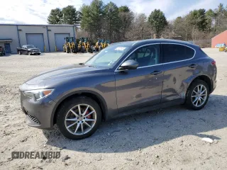 2018 Alfa Romeo Stelvio Ti with VIN ZASFAKBNXJ7B65873, listed as a Copart auction lot 49102145 with 67,228 mi miles and Salvage Title. Bid and sale history available at carsss.com. Image 1.