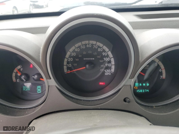 2007 Dodge Nitro SLT with VIN 1D8GU58K07W679105, listed as a Copart auction lot 43946355 with 158,374 mi miles and Salvage Title. Bid and sale history available at carsss.com. Image 9.
