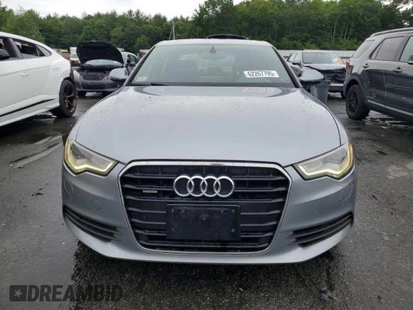 2012 Audi A6 Premium Plus with VIN WAUGGAFC0CN158134, listed as a Copart auction lot 62267795 with 203,128 mi miles and Clean title. Bid and sale history available at DreamBid. Image 5.