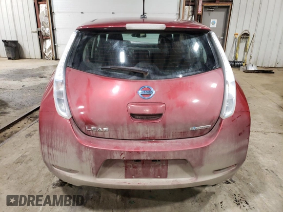 2013 Nissan LEAF S with VIN 1N4AZ0CP8DC405875, listed as a Copart auction lot 42643525 with 75,824 mi miles and Clean title. Bid and sale history available at DreamBid. Image 6.