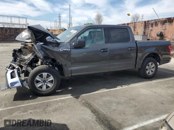 2018 Ford F-150 XL with VIN 1FTEW1CB1JKD84898, listed as a Copart auction lot 47862585 with 160,891 mi miles and Salvage Title. Bid and sale history available at carsss.com. Image 1.
