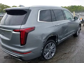 2024 Cadillac XT6 FWD Premium Luxury with VIN 1GYKPCRS0RZ748048, listed as a IAAI auction lot 42043117 with 7,232 mi miles. Bid and sale history available at carsss.com. Image 6.