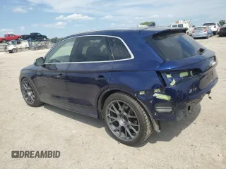 2018 Audi SQ5 Premium Plus with VIN WA1A4AFY5J2009191, listed as a Copart auction lot 66319374 with 54,995 mi miles and Salvage Title. Bid and sale history available at DreamBid. Image 2.