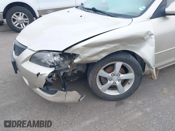 2004 Mazda 3 i with VIN JM1BK12F541192459, listed as a IAAI auction lot 41206660 with Not Provided miles and . Bid and sale history available at DreamBid. Image 6.