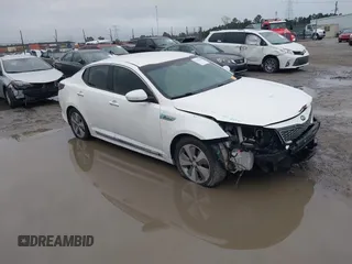 2015 Kia Optima EX with VIN KNAGN4AD3F5090519, listed as a IAAI auction lot 41574908 with 117,843 mi miles and . Bid and sale history available at DreamBid. Image 1.