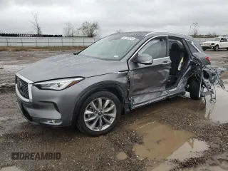2021 Infiniti QX50 Essential с VIN 3PCAJ5CA8MF104150, выставлен на аукционе Copart как лот 87762315 с пробегом 86 180 миль миль и Списание • Salvage title. История ставок и продаж доступна на DreamBid. Изображение 1.