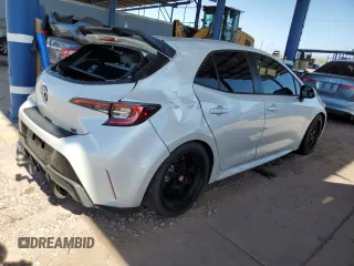 2021 Toyota Corolla Hatchback SE with VIN JTNB4MBE5M3145158, listed as a Copart auction lot 67862394 with 38,685 mi miles and Salvage Title. Bid and sale history available at carsss.com. Image 3.
