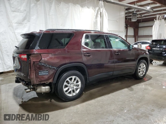 2020 Chevrolet Traverse LT Cloth with VIN 1GNEVGKW0LJ272782, listed as a Copart auction lot 47401424 with 38,051 mi miles. Bid and sale history available at carsss.com. Image 3.